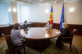 Maia Sandu a discutat cu Ambasadoarea Republicii Federale Germania, Angela Ganninger